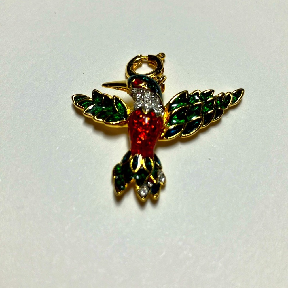 Nolan Miller’s Jacobin Enamel Hummingbird Charm
